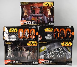 (6) 2005 Hasbro Star Wars Action Figure Packs-MIP-NOS