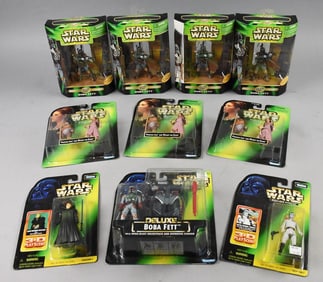 (10) 1997-98, 2000 Kenner Star Wars Action Figures-MOC-NOS