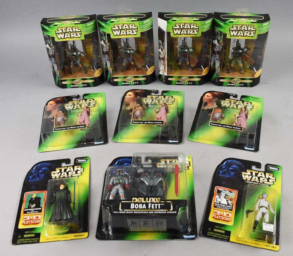 (10) 1997-98, 2000 Kenner Star Wars Action Figures-MOC-NOS (1 of 2)