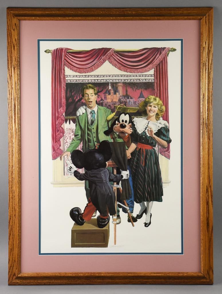 Charles Boyer Lt Ed Signed A Nite to Remember-453/1100-COA DISNEY: Great limited edition print by artist Charles Boyer. Grad night has been celebrated at Disneyland since 1961, this piece was created to celebrate the event. It is signed and numbered 453/1100. Framed 