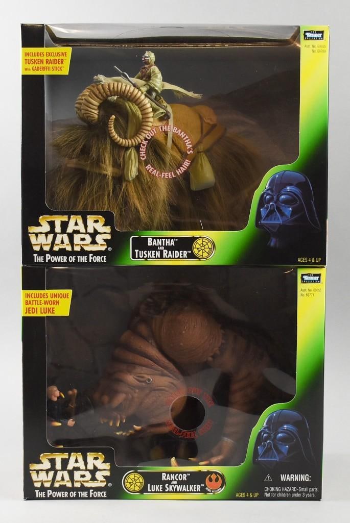 Kenner Star Wars Power of the Force Bantha-Tusken Raider-MIB: 1998 Kenner/Hasbro Star Wars Power of the Force Bantha & Tusken Raider-MIB. Single owner collection from the largest toy collector on the west coast..Single owner collection from the largest toy colle