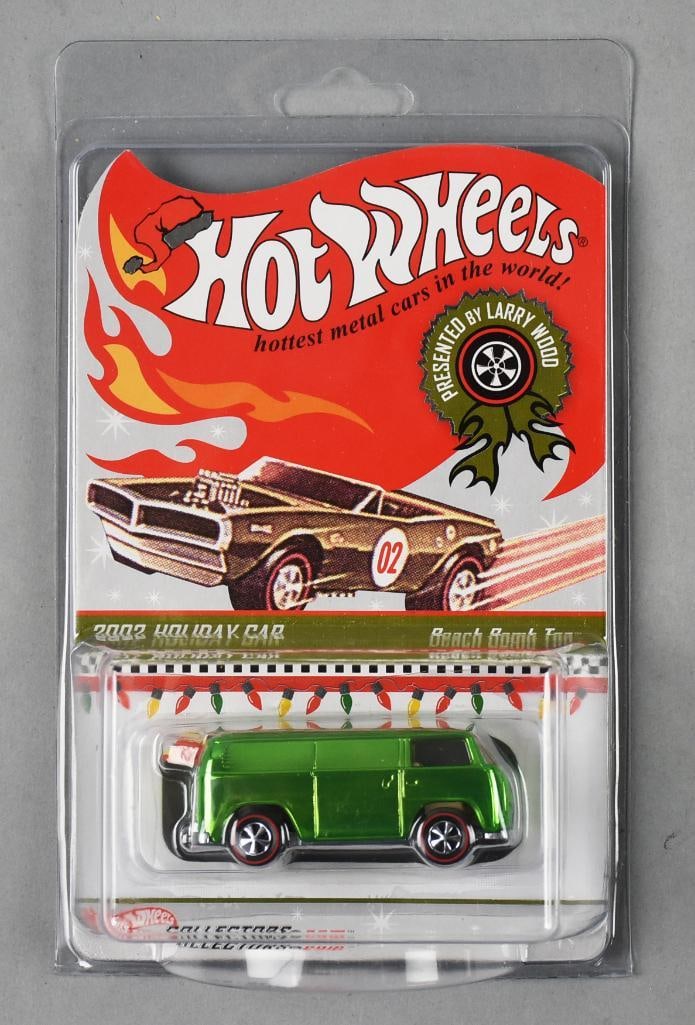 2002 Mattel Hot Wheels Holiday Car Beach Bomb Too-MOC-NOS: 2002 Mattel Hot Wheels Holiday Car Beach Bomb Too-MOC-NOS. Single owner collection from the largest toy collector on the west coast.