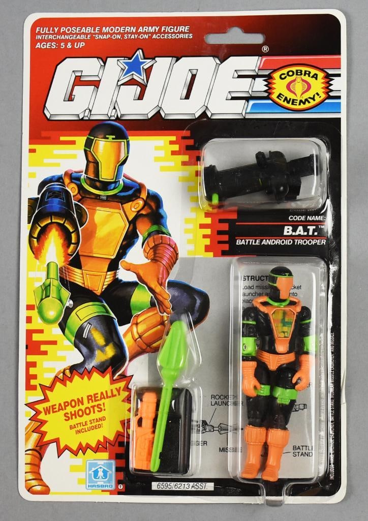 1990 Hasbro GI Joe B.A.T. Battle Android Trooper-MOC-NOS: 1990 Hasbro GI Joe B.A.T. Battle Android Trooper-MOC-NOS. Single owner collection from the largest toy collector on the West Coast.