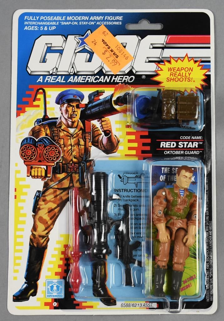 1990 Hasbro GI Joe Red Star-Shooting Weapon-MOC-NOS: 1990 Hasbro GI Joe Red Star-Shooting Weapon-MOC-NOS. Single owner collection from the largest toy collector on the West Coast.