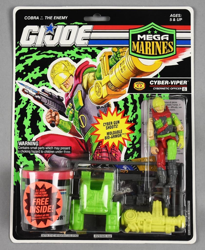 1992 Hasbro GI Joe Mega Marines-Cyber Viper Action Fig-NOS: 1992 Hasbro GI Joe Mega Marines-Cyber Viper Action Fig-MOC-NOS. Single owner collection from the largest toy collector on the west coast.
