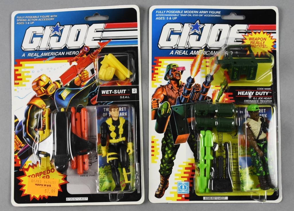 1991 Hasbro GI Joe Wet Suit & Heavy-Duty Action Figs-MIB-NOS: 1991 Hasbro GI Joe Wet Suit & Heavy-Duty Action Figs-MIB-NOS. Single owner collection from the largest toy collector on the West Coast.