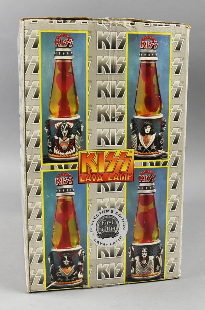1999 Signature Superstars KISS Lava Lamp-MIB-NOS: 1999 Signature Superstars KISS Lava Lamp-MIB-NOS. Factory sealed box.