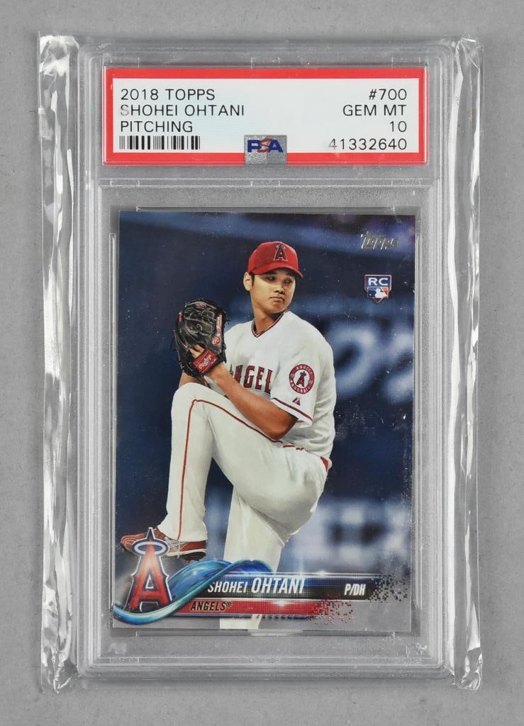 2018 Topps Shohei Ohtani Pitching, PSA GEM MT 10 (1 of 2)