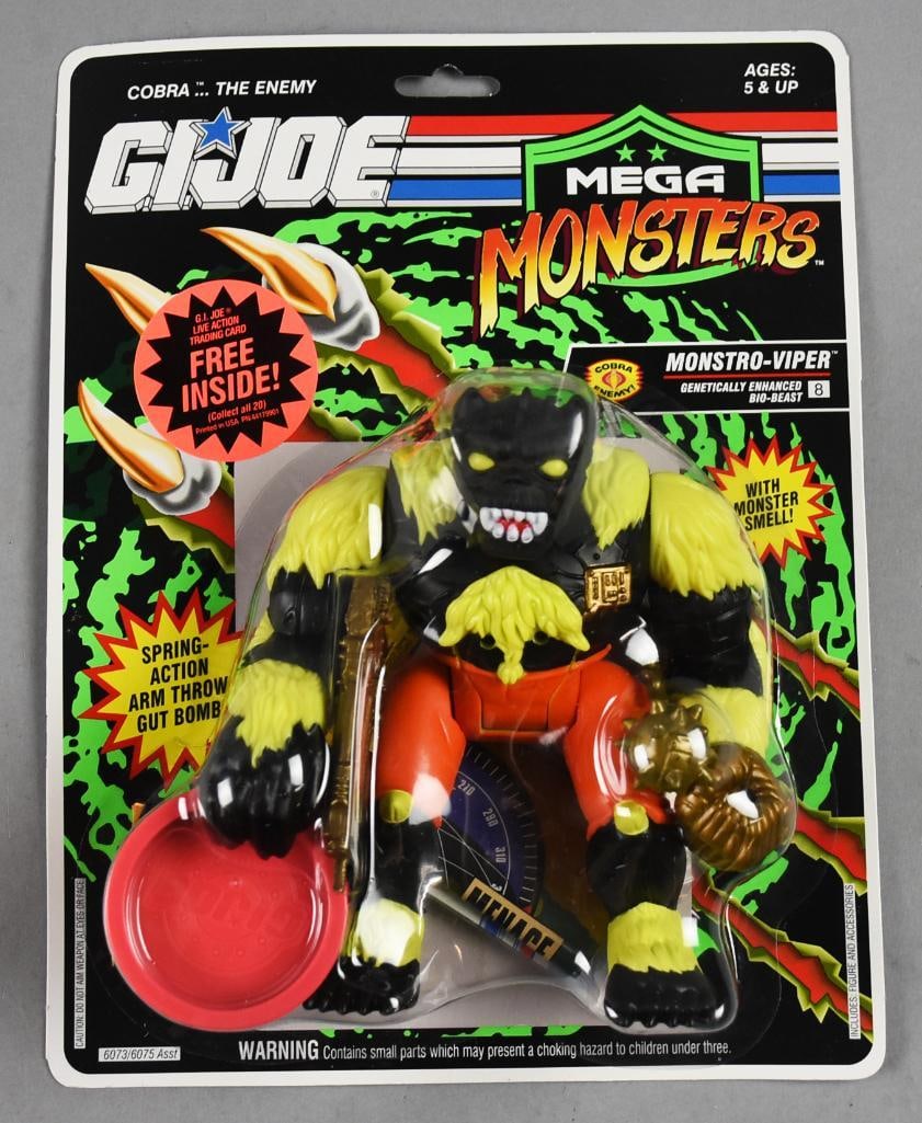 1992 Hasbro GI Joe Mega Monsters-Monstro Viper MOC - NOS: 1992 Hasbro GI Joe Mega Monsters-Monstro Viper MOC - NOS. Single owner collection from the largest toy collector on the West Coast.