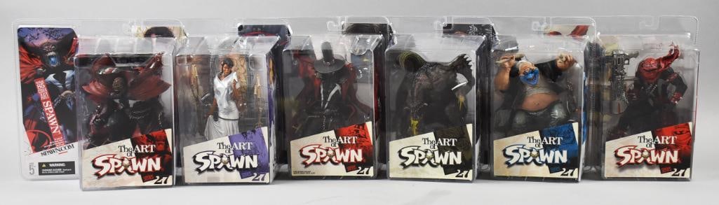 (6) 2005 McFarlane Art of Spawn Action Figures-MOC-NOS (1 of 4)