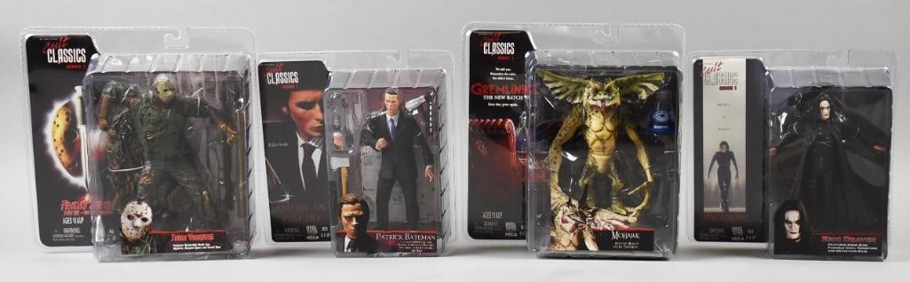 (4) 2005 Neca Cult Classics Action Figures-MOC-NOS (1 of 2)