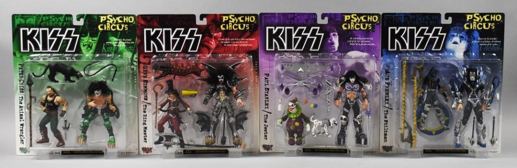 (4) 1998 McFarlane KISS Psycho Circus Figures-MOC-NOS (1 of 3)