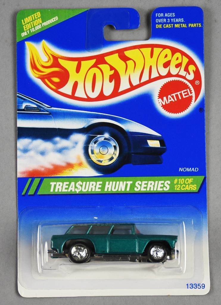 1994 Mattel Hot Wheels Treasure Hunt-Nomad-MOC-NOS: 1994 Mattel Hot Wheels Treasure Hunt-Nomad-MOC-NOS. Single owner collection from the largest toy collector on the West Coast.