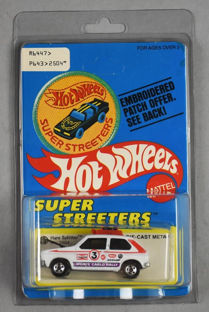 1977 Hot Wheels Hare Splitter Super Streeters Unpunched-NOS: 1977 Hot Wheels Hare Splitter Super Streeters Unpunched-NOS. Single owner collection from the largest toy collector on the West Coast.