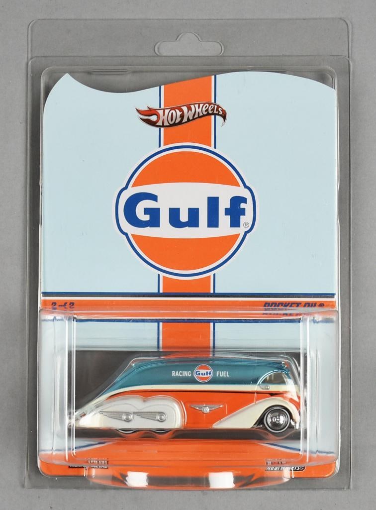 2014 Mattel Hot Wheels Gulf Rocket Oil LE 3129/4500-MOC-NOS (1 of 5)