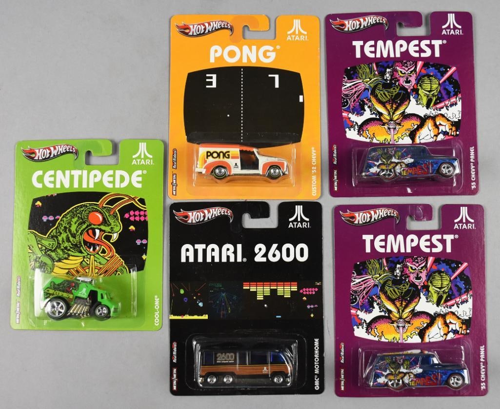 (5) 2012 Mattel Hot Wheels Vintage Atari Game Diecast-NOS (1 of 3)