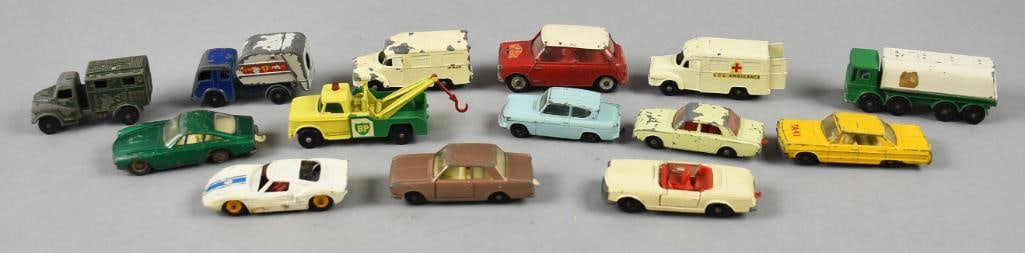 (14) Vintage Matchbox-Lesney Die Cast Cars & Trucks (1 of 7)