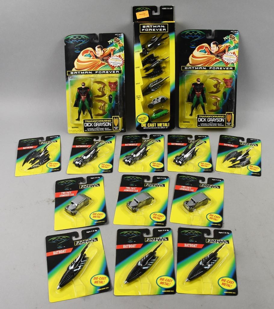 (14) 1995 Batman Forever  Kennerr Figures/Die Cast-MOC-NOS (1 of 4)