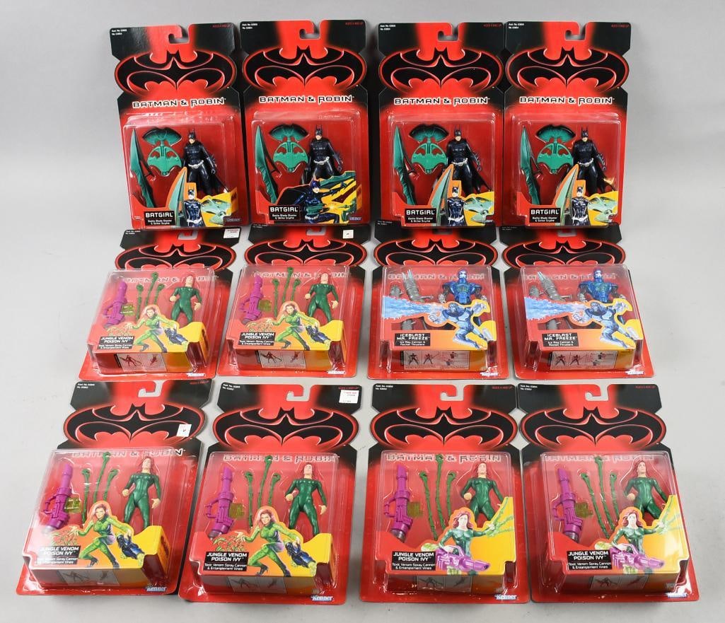 (12) 1997 Batman and Robin Action Figures  Kenner-MOC-NOS (1 of 3)
