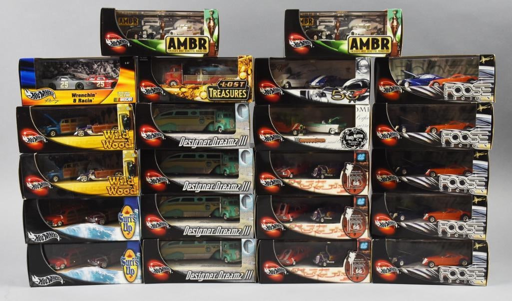 (22) 2001-03 Mattel Hot Wheels Assortment-MOC-NOS (1 of 3)