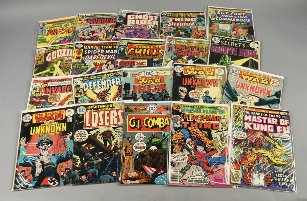 (20) Bronze Age DC and Marvel Comic Book Assortment (1 of 8)