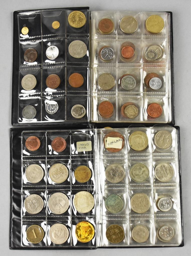 (2) World Coin Stock Books Roman Coin Included-Filled (1 of 18)