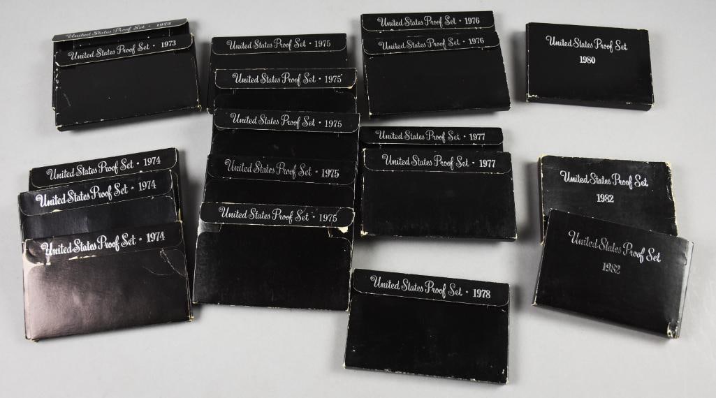 (18) 1973-78, 80, 82 United States Proof Sets (1 of 2)