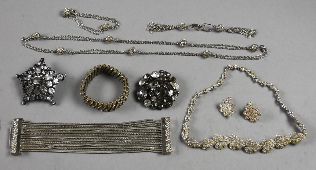 Vintage Designer Signed/Unsigned Rhinestone Jewelry (1 of 12)