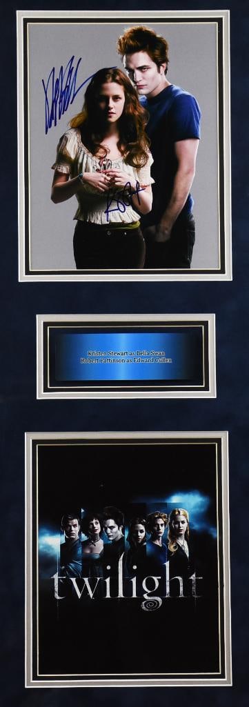 Twilight Movie Shadowbox, Signed, Pattinson, Stewart, COA (1 of 6)