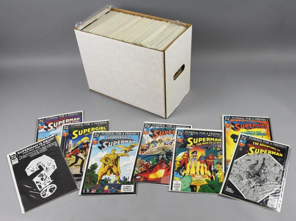 HUGE Lot Superman Comic Books - Unsorted-Sleeved (1 of 6)