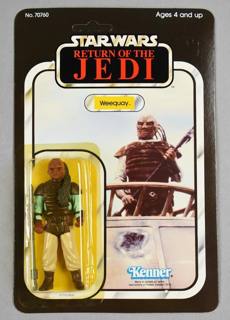 Unpunched 1983 Kenner Star Wars Weequay ROTJ 65 Back (1 of 4)