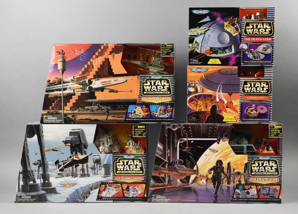 (5) 1995-97 Galoob Star Wars Micro Machines - MIB-NOS (1 of 3)