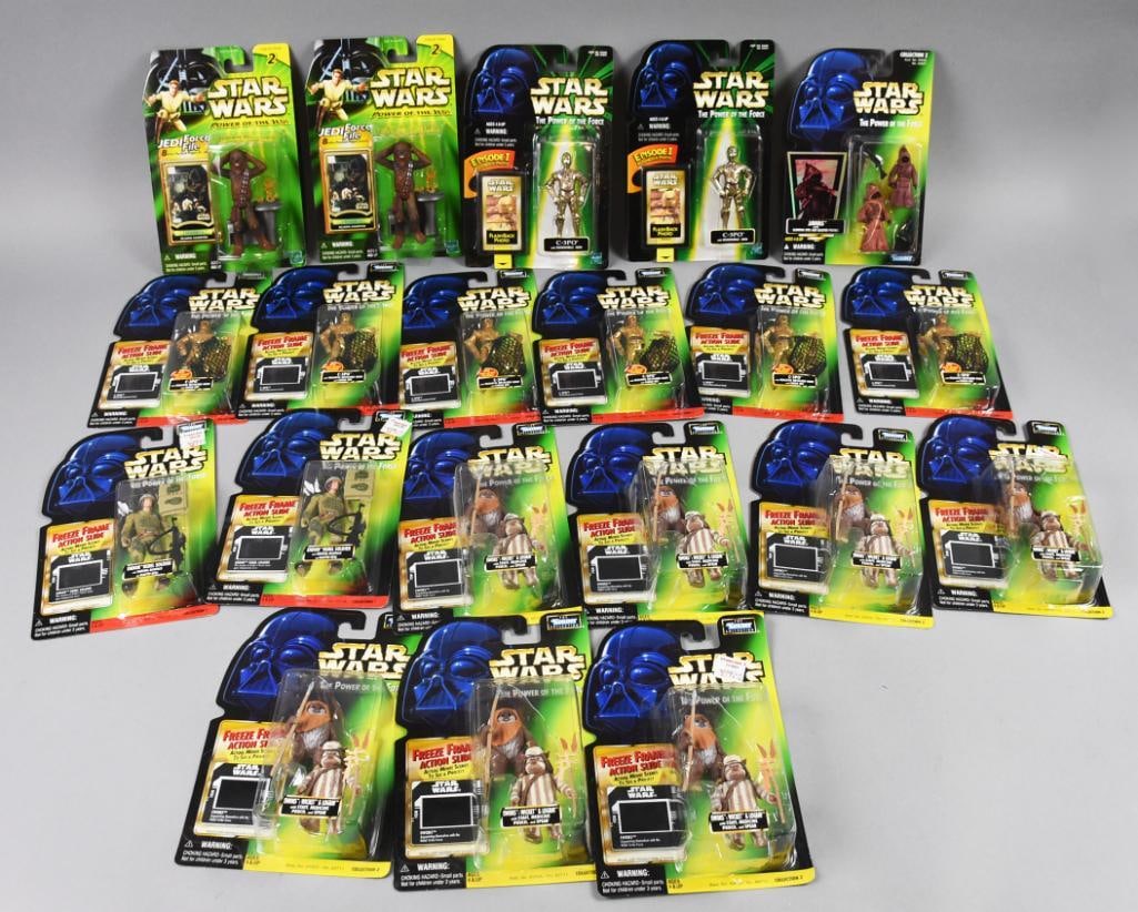(20) 1990s-2000s Kenner Star Wars Action Figures - MOC-NOS (1 of 3)