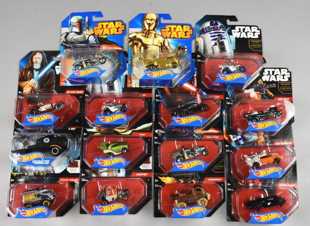 (15) 2014 Mattel Hot Wheels Star Wars Die-Cast - MOC-NOS (1 of 3)