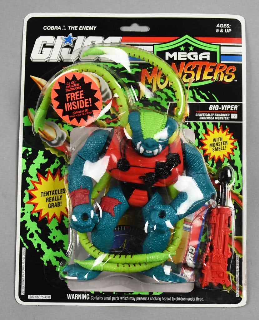 1992 Hasbro GI Joe Mega Monsters, Bio-Viper MOC - NOS (1 of 3)