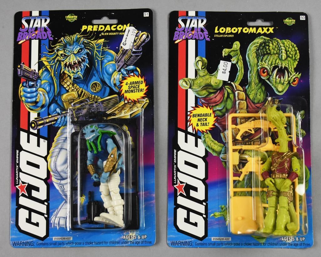 (2) 1993 Hasbro GI Joe Star Brigade Action Figs-MOC-NOS (1 of 2)