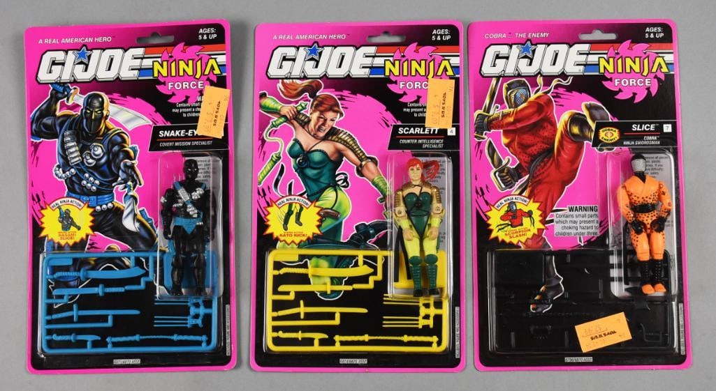 (5) 1992 Hasbro GI Joe Ninja Force Action Figures-MOC-NOS (1 of 4)