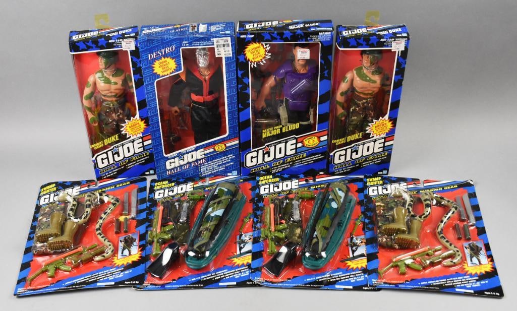 (8) 1992-93 Hasbro GI Joe w/ Mission Gear - MIP-NOS (1 of 2)