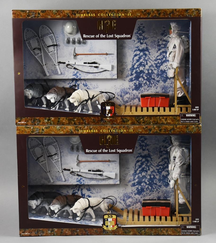 (2) 1999 Hasbro GI Joe Rescue of the Lost Squadron-MIB-NOS: Lot is a pair of 1999 Hasbro GI Joe Rescue of the Lost Squadron-MIB-NOS. Single owner collection from the largest toy collector on the West Coast.