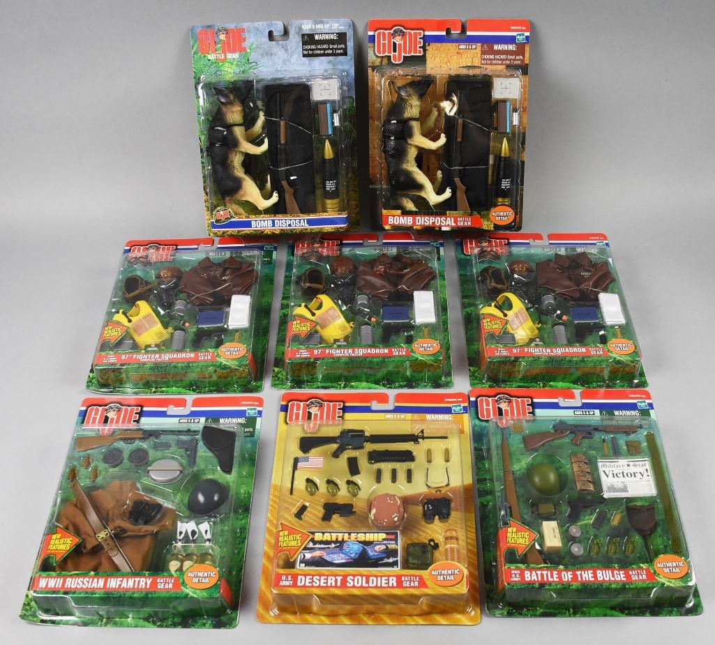(8) 2000 Hasbro GI Joe Battle Gear Sets - MOC - NOS (1 of 3)