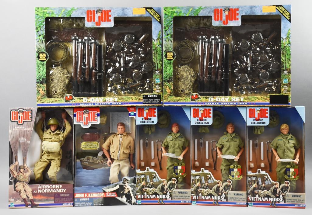 (7) 1999-2000 Hasbro GI Joe Figures & Weapon Sets-MIP-NOS (1 of 2)