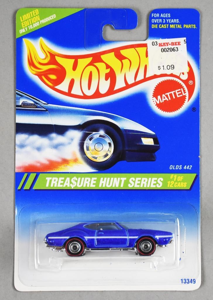 1994 Mattel Hot Wheels Olds 442 Treasure Hunt Series-NOS (1 of 4)
