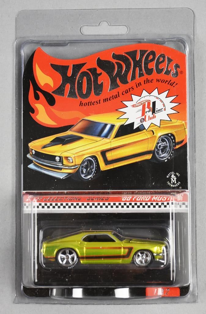 2013 Hot Wheels RLC '69 Ford Mustang-3339/4000-MOC-NOS (1 of 5)