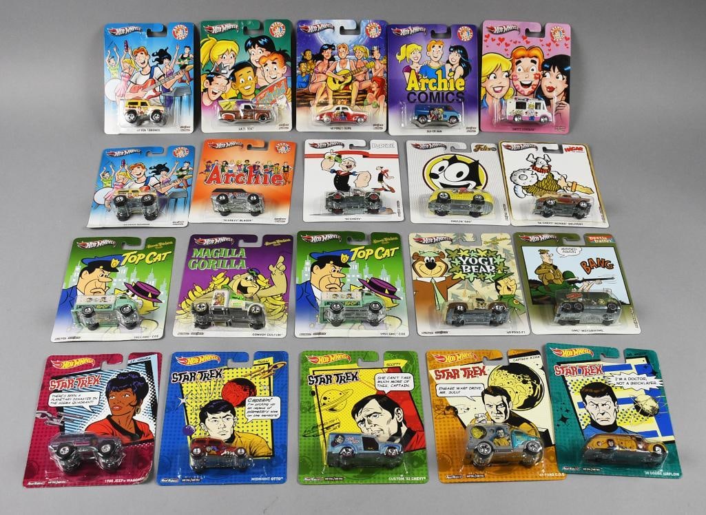 (20) 2012-13 Matte Hot Wheels Comics Die-Cast-MOC-NOS (1 of 2)