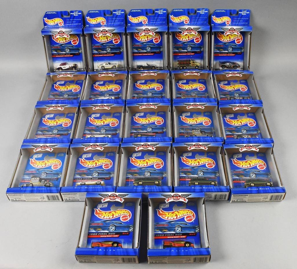 (22)1998 Mattel Hot Wheels Series II 1999 Final Run-MOC-NOS (1 of 5)