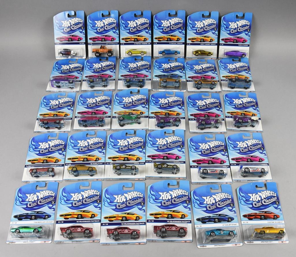 (30) 2013 Mattel Hot Wheels Cool Classics Die-Cast-MOC-NOS (1 of 3)