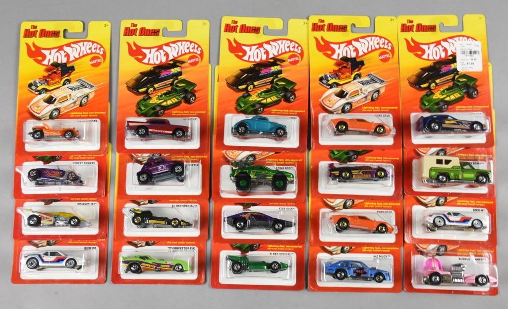(20) 2011 Mattel Hot Wheels Hot Ones Die-Cast- MOC - NOS (1 of 2)
