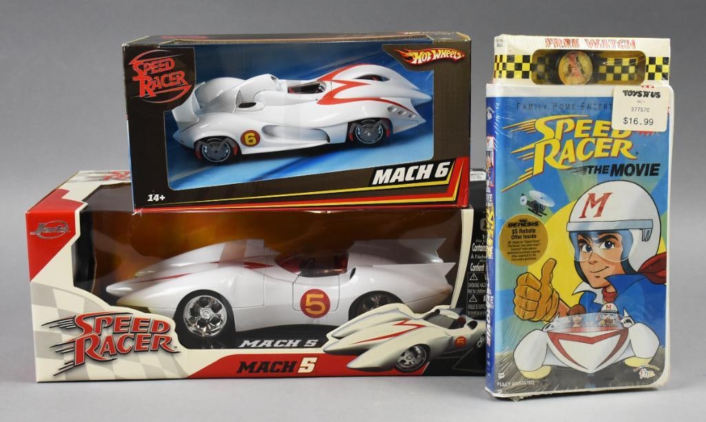 (3) 1990s-2000s Hot Wheels/Jada Speed Racer Asst-MIP-NOS (1 of 2)