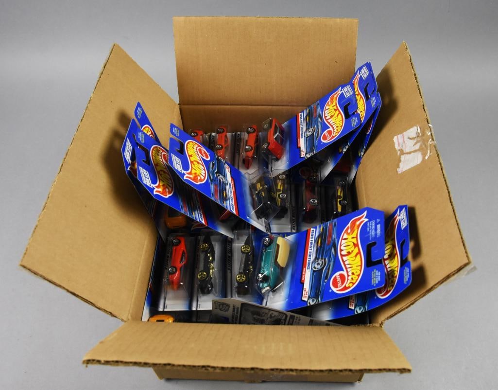 72 Mattel Hot Wheels Assorted Blue Card Die-Cast-MOC-NOS (1 of 5)