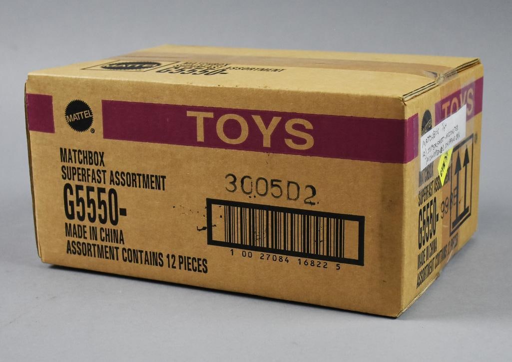 Matchbox Superfast Assort. Factory Sealed Shipping Box (1 of 3)